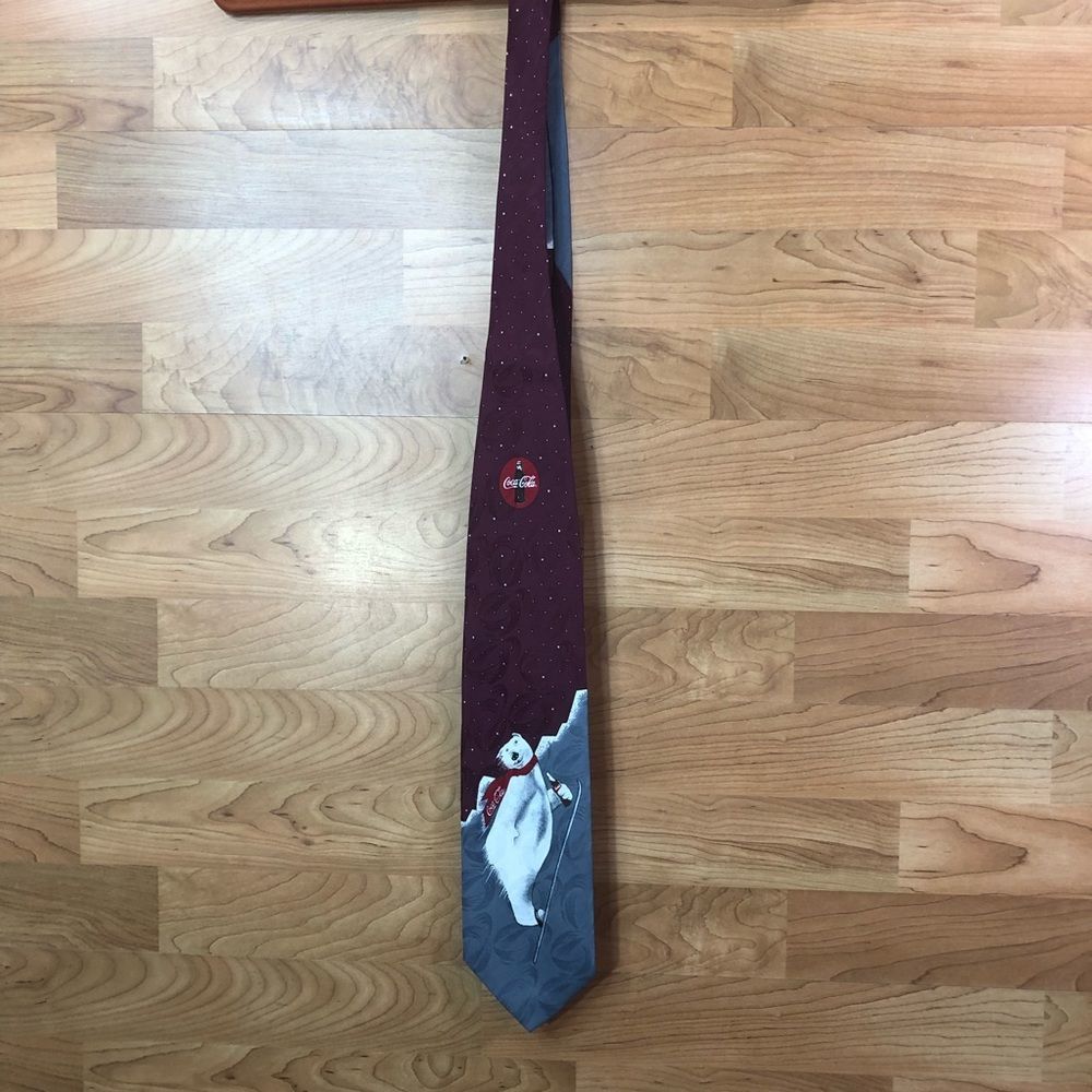 Vintage Coke Coca-Cola Polar Bear Tie New With Tags Excellent Condition